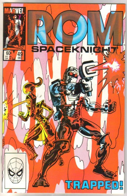 Rom Spaceknight #49 comic book near mint 9.4