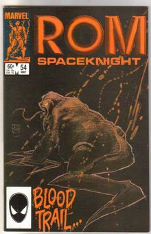 Rom Spaceknight #54 comic book near mint 9.4