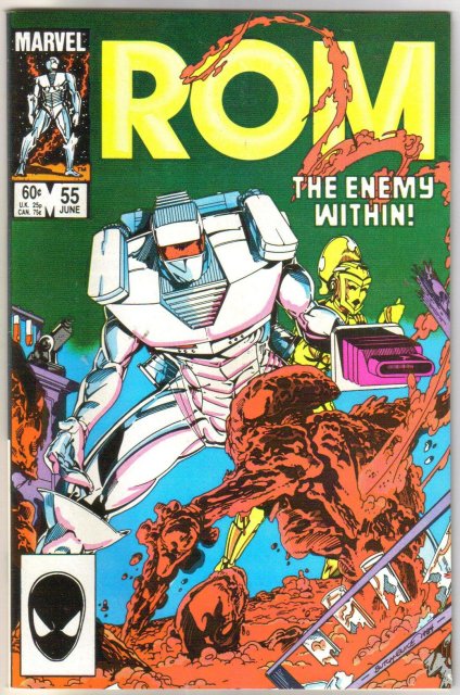 Rom Spaceknight #55 comic book near mint 9.4