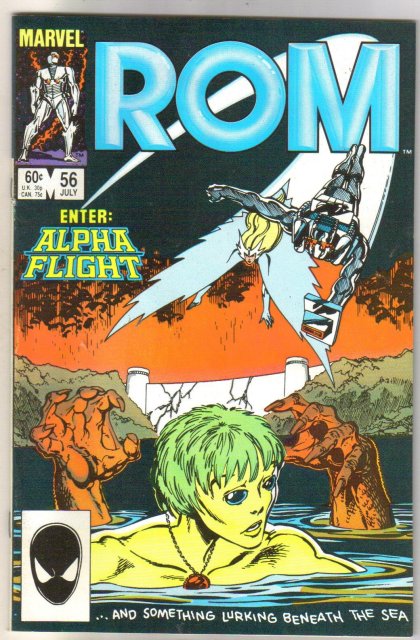 Rom Spaceknight #56 comic book near mint 9.4