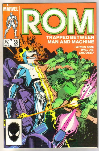 Rom Spaceknight #68 comic book near mint 9.4