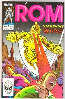 Rom Spaceknight #51 comic book mint 9.8