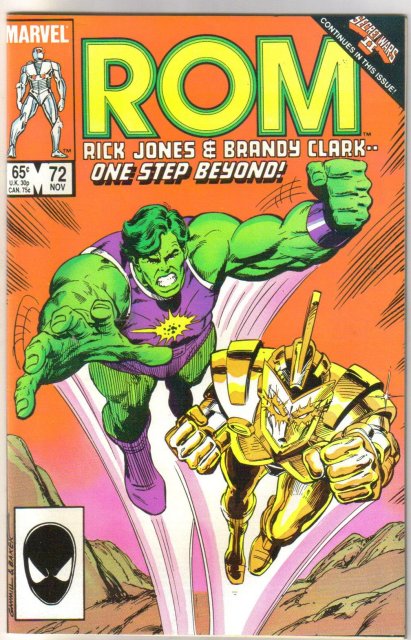 Rom Spaceknight #72 comic book mint 9.8
