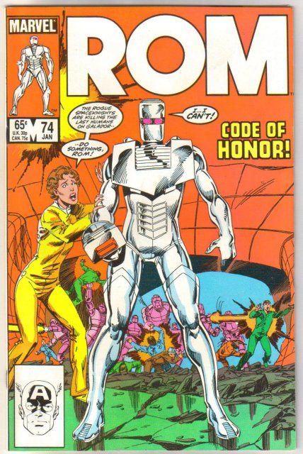 Rom Spaceknight #74 comic book mint 9.8