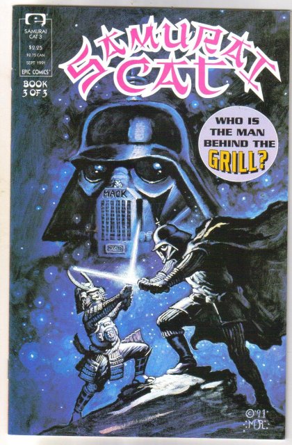 Samurai Cat #3 comic book mint 9.8