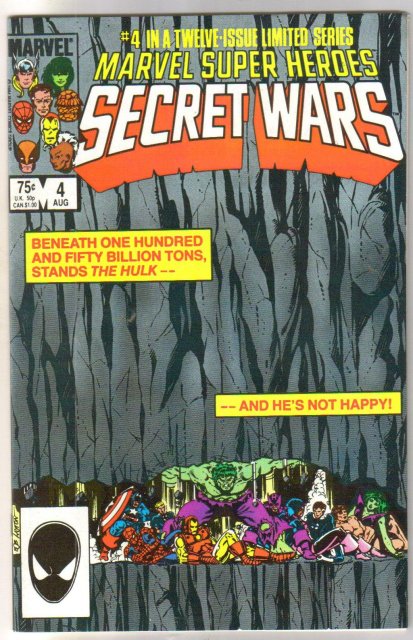 Marvel Super Heroes Secret Wars #4 comic book near mint 9.4