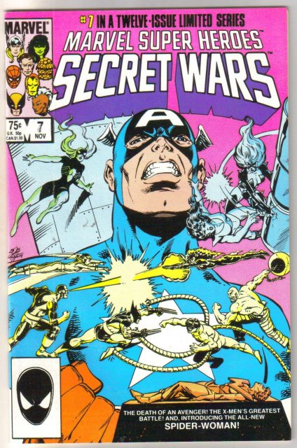 Marvel Super Heroes Secret Wars #7 comic book near mint 9.4