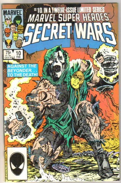 Marvel Super Heroes Secret Wars #10 comic book near mint 9.4