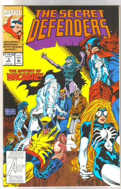Secret Defenders #3 comic book mint 9.8