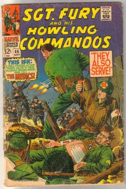 Sgt. Fury and His Howling Commandos #46 comic book poor 1.0