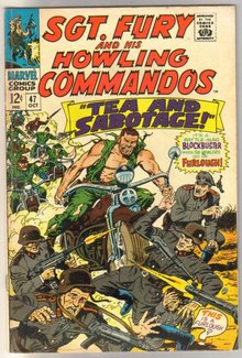 Sgt. Fury and His Howling Commandos #47 comic book fine 6.0