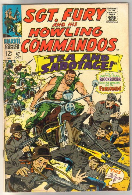 Sgt. Fury and His Howling Commandos #47 comic book fine 6.0