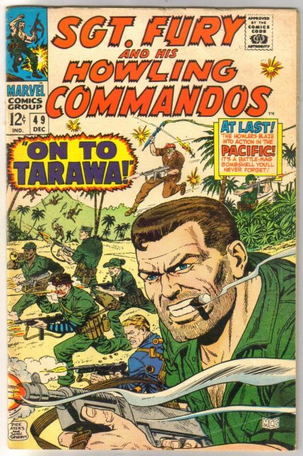 Sgt. Fury and His Howling Commandos #49 comic book very good/fine 5.0