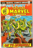 Special Marvel Edition #8 Sgt. Fury comic book very fine/near mint 9.0