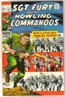 Sgt. Fury and His Howling Commandos #67 comic book very fine/near mint 9.0