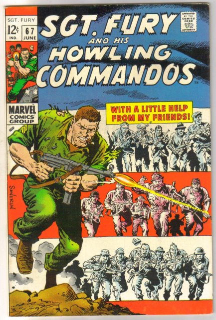 Sgt. Fury and His Howling Commandos #67 comic book very fine/near mint 9.0