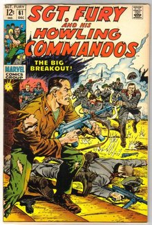 Sgt. Fury and His Howling Commandos #61 comic book very fine/near mint 9.0