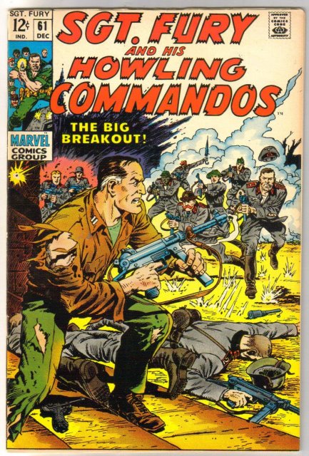 Sgt. Fury and His Howling Commandos #61 comic book very fine/near mint 9.0