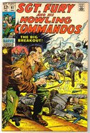 Sgt. Fury and His Howling Commandos #61 comic book very fine/near mint 9.0