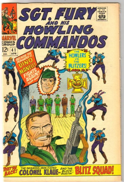 Sgt. Fury and His Howling Commandos #41 comic book very fine/near mint 9.0