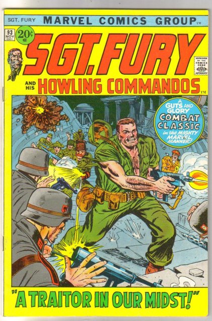 Sgt. Fury and His Howling Commandos #93 comic book very fine/near mint 9.0