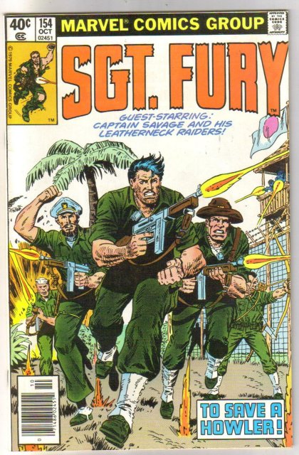 Sgt. Fury and His Howling Commandos #154 comic book near mint 9.4