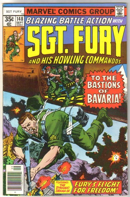 Sgt. Fury and His Howling Commandos #148 comic book near mint 9.4