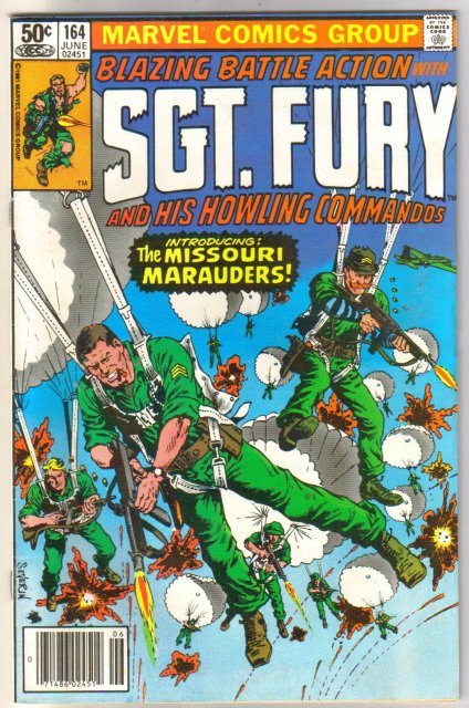 Sgt. Fury and His Howling Commandos #164 comic book near mint 9.4