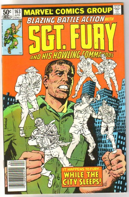 Sgt. Fury and His Howling Commandos #163 comic book near mint 9.4
