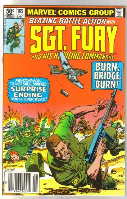 Sgt. Fury and His Howling Commandos #165 comic book mint 9.8