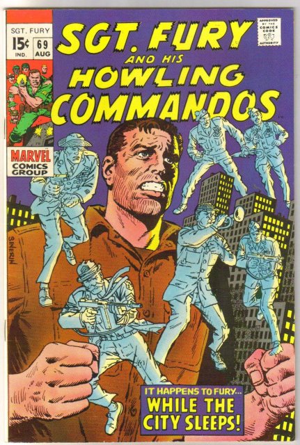 Sgt. Fury and His Howling Commandos #69 comic book very fine 8.0