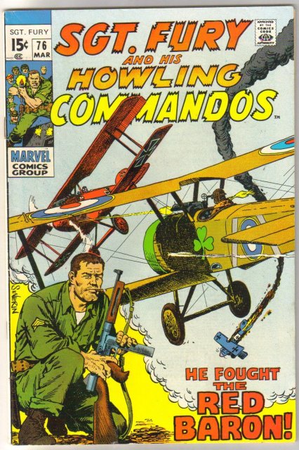 Sgt. Fury and His Howling Commandos #76 comic book very fine 8.0