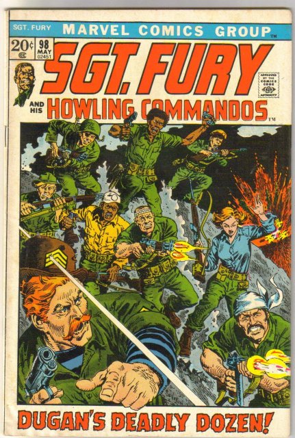 Sgt. Fury and His Howling Commandos #98 comic book very fine 8.0