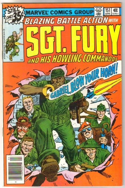 Sgt. Fury and His Howling Commandos #151 comic book very fine 8.0