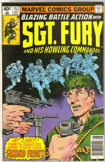 Sgt. Fury and His Howling Commandos #153 comic book very fine 8.0