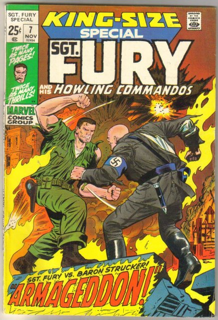 Sgt. Fury and His Howling Commandos king-size special #7 comic book very fine 8.0