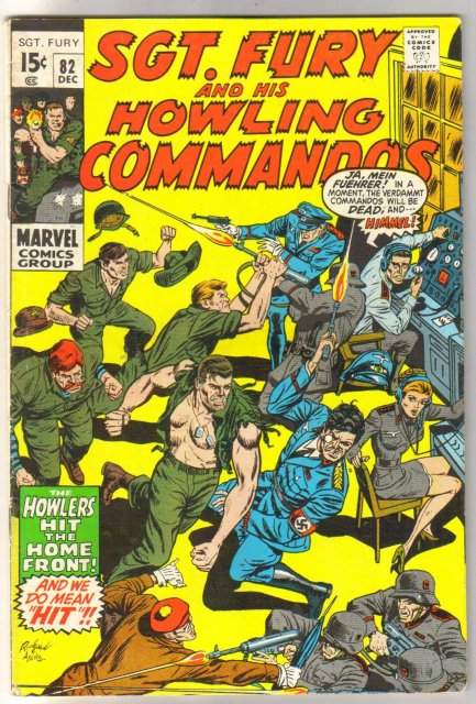 Sgt. Fury and His Howling Commandos #82 comic book very fine minus 7.5