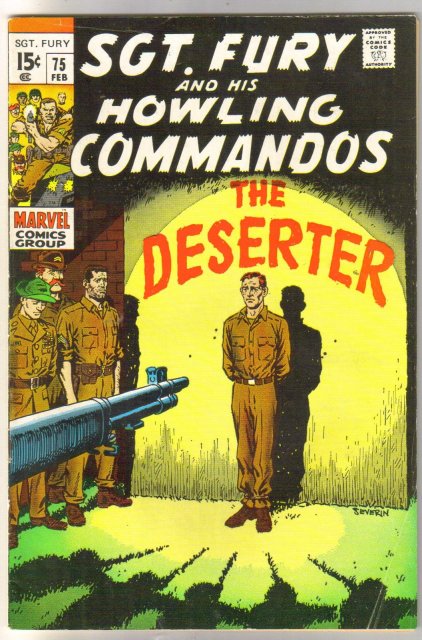 Sgt. Fury and His Howling Commandos #75 comic book fine 6.0