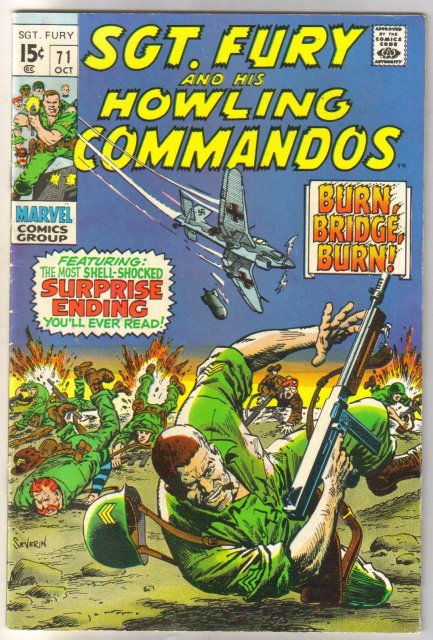 Sgt. Fury and His Howling Commandos #71 comic book fine 6.0