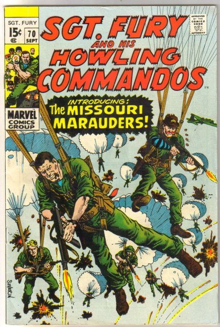 Sgt. Fury and His Howling Commandos #70 comic book fine/very fine 7.0