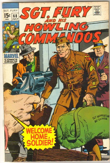 Sgt. Fury and His Howling Commandos #68 comic book fine/very fine 7.0