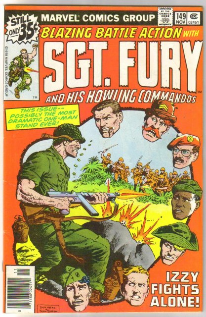 Sgt. Fury and His Howling Commandos #149 comic book fine/very fine 7.0