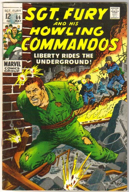 Sgt. Fury and His Howling Commandos #66 comic book very good/fine 5.0