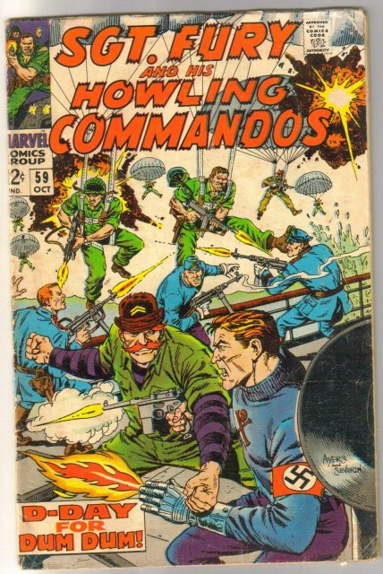 Sgt. Fury and His Howling Commandos #59 comic book very good/fine 5.0