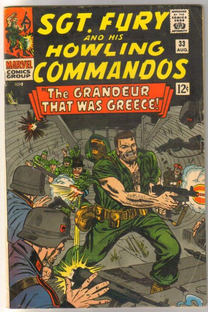 Sgt. Fury and His Howling Commandos #33 comic book very good/fine 5.0