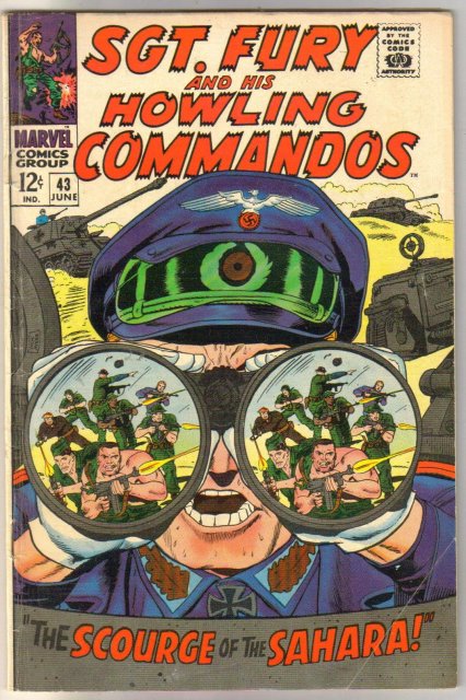 Sgt. Fury and His Howling Commandos #43 comic book very good/fine 5.0