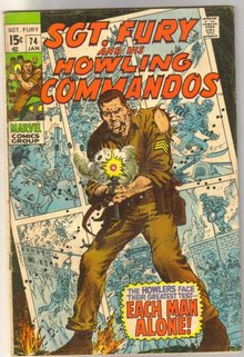 Sgt. Fury and His Howling Commandos #74 comic book very good 4.0