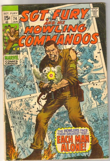Sgt. Fury and His Howling Commandos #74 comic book very good 4.0