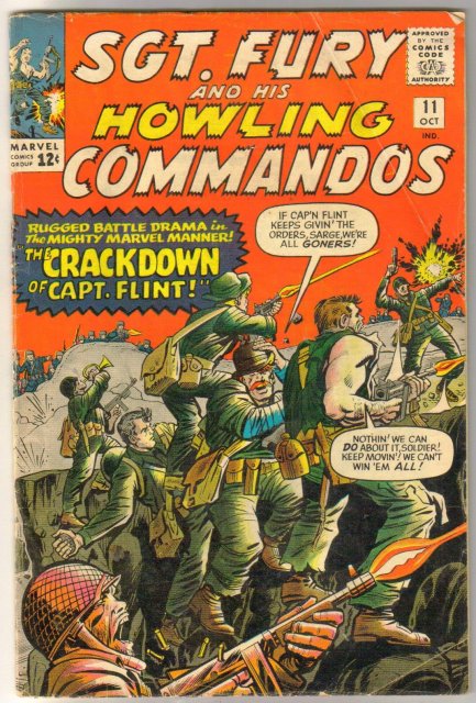 Sgt. Fury and His Howling Commandos #11 comic book very good 4.0