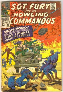 Sgt. Fury and His Howling Commandos #40 comic book very good 4.0
